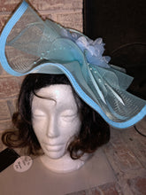Load image into Gallery viewer, Light blue headband hat
