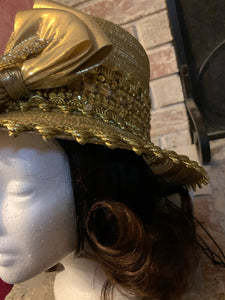 Gold hat
