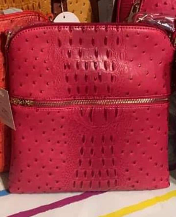 Pink sling purse